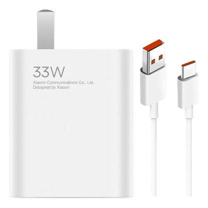 Cargador Xiaomi 33w Carga rapida