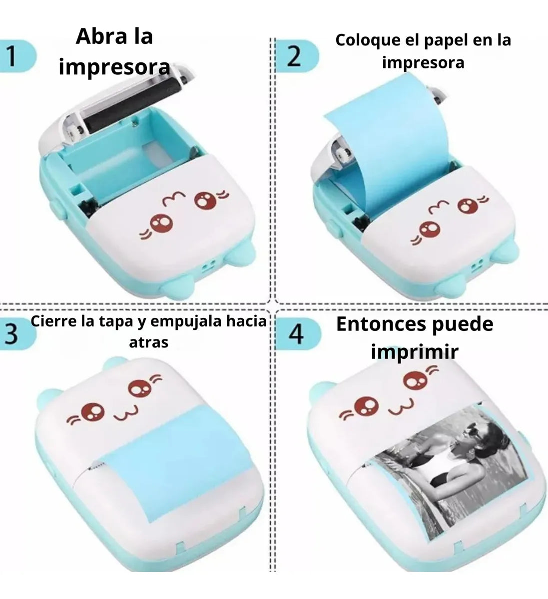 Mini-Impresora Térmica + 1 Rollo