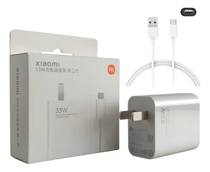 Cargador Xiaomi 33w Carga rapida